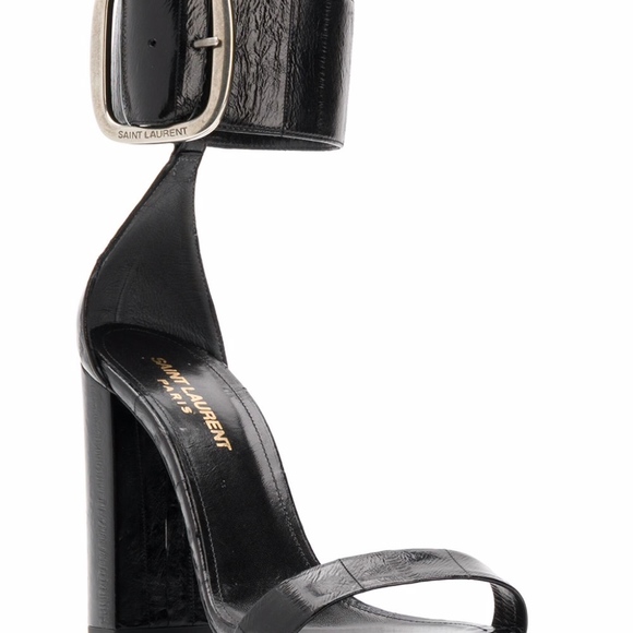 Saint Laurent Loulou Buckle Sandals - Picture 6 of 6